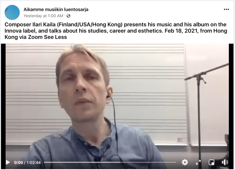 Aikamme musiikin luentosarja thumbnail